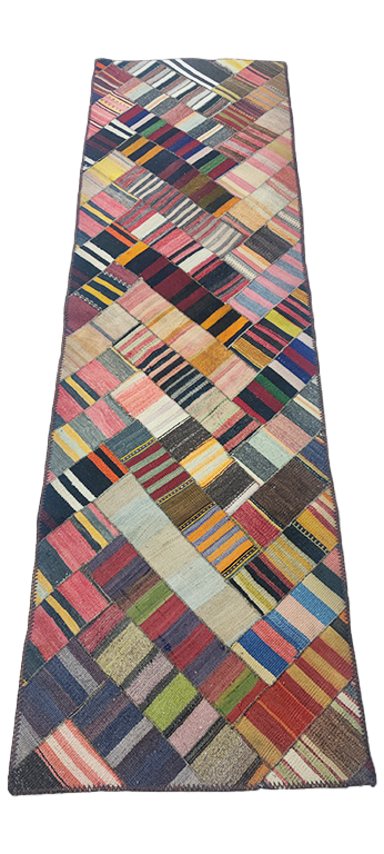 Se Hamam Kelim sildeben Patchwork løber Mira 75 x 250 cm ❤ Hamam ❤ Hurtig levering: 1 - 2 Hverdage samt billig fragt ❤ Varenummer: HA-46605998424404 og barcode / Ean: på lager - Kæmpe udvalg i Kelim løbere - Over 350 kendte brands på udsalg